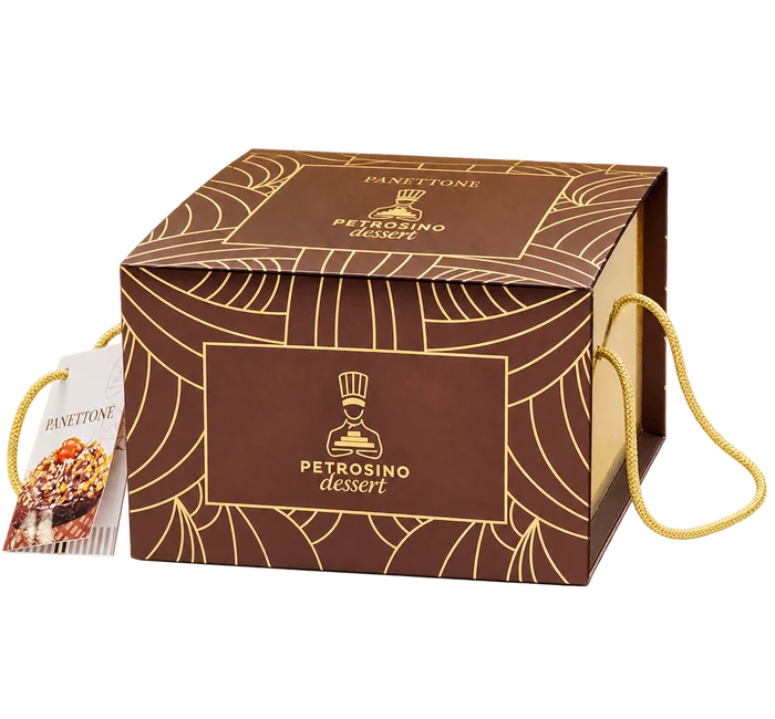 Panettone von Petrosino in der Geschenkverpackung
